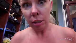 AuntJudys - Victorian MILF Stepmom Liz Sucks Your Cock (POV)