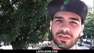 LatinLeche - Scruffy Brace Joins a Gay-For-Pay Porno
